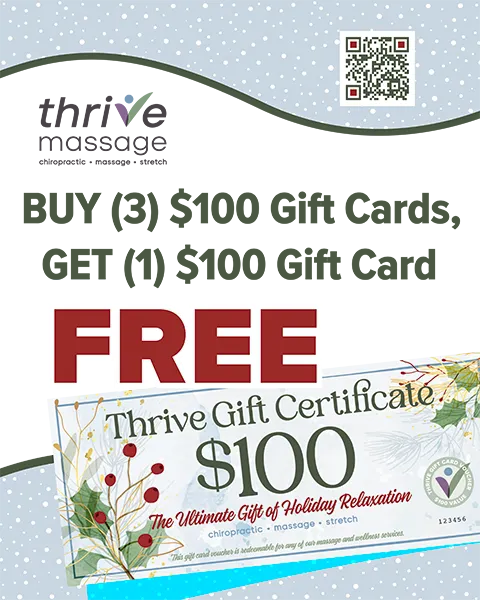 Massage Therapy The Woodlands TX Gift Certificate