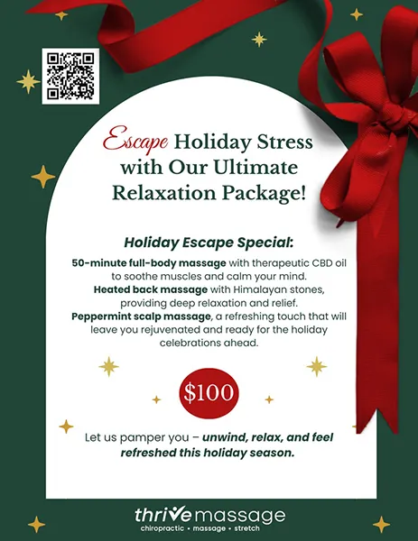 Massage Therapy The Woodlands TX Escape Holiday Stress