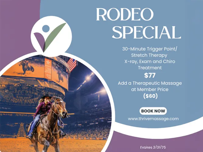 Massage Therapy The Woodlands TX Rodeo Special